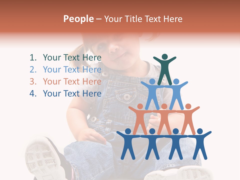 Sorridente Golosa Salopette PowerPoint Template