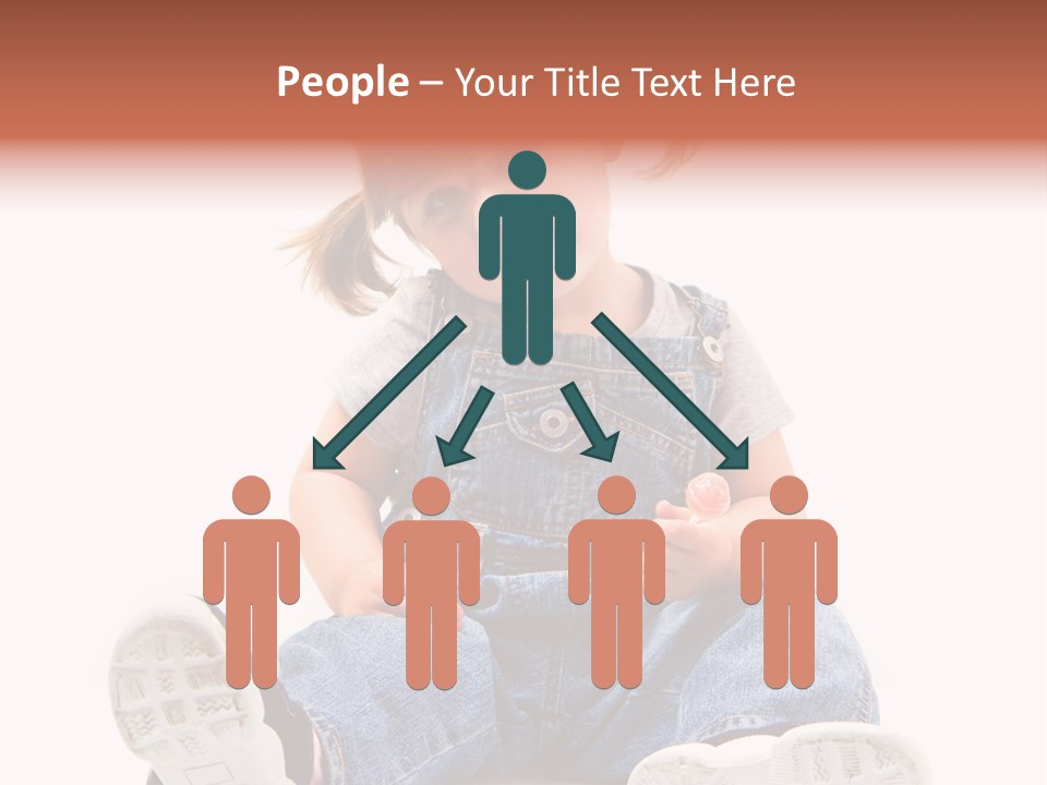 Sorridente Golosa Salopette PowerPoint Template