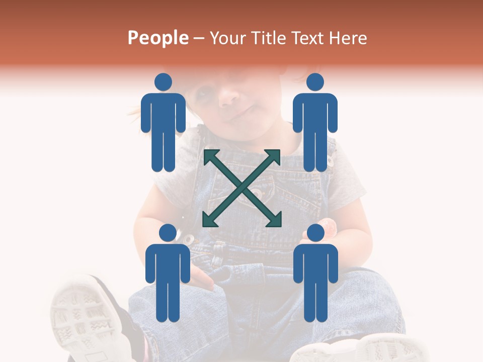 Sorridente Golosa Salopette PowerPoint Template