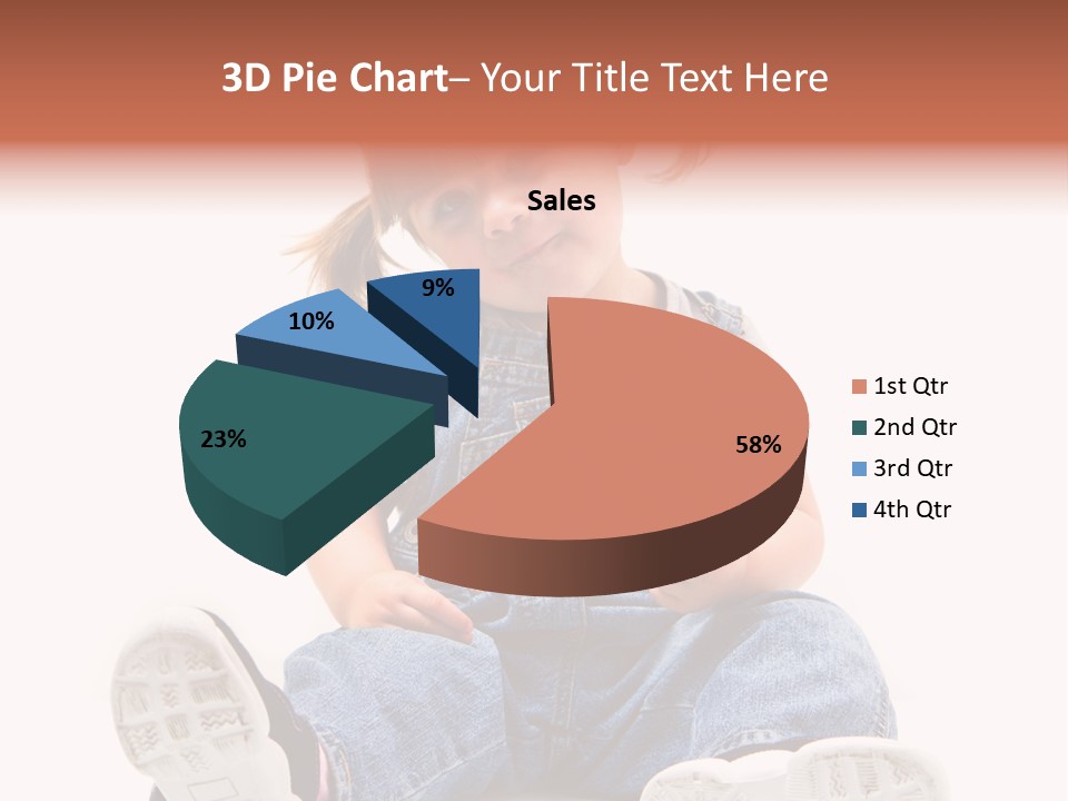 Sorridente Golosa Salopette PowerPoint Template