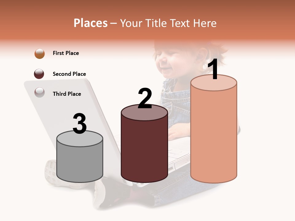 People Sorridente Sit PowerPoint Template