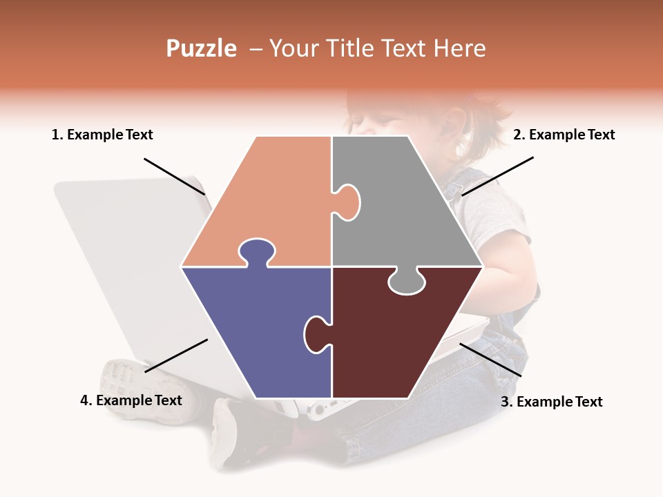 People Sorridente Sit PowerPoint Template