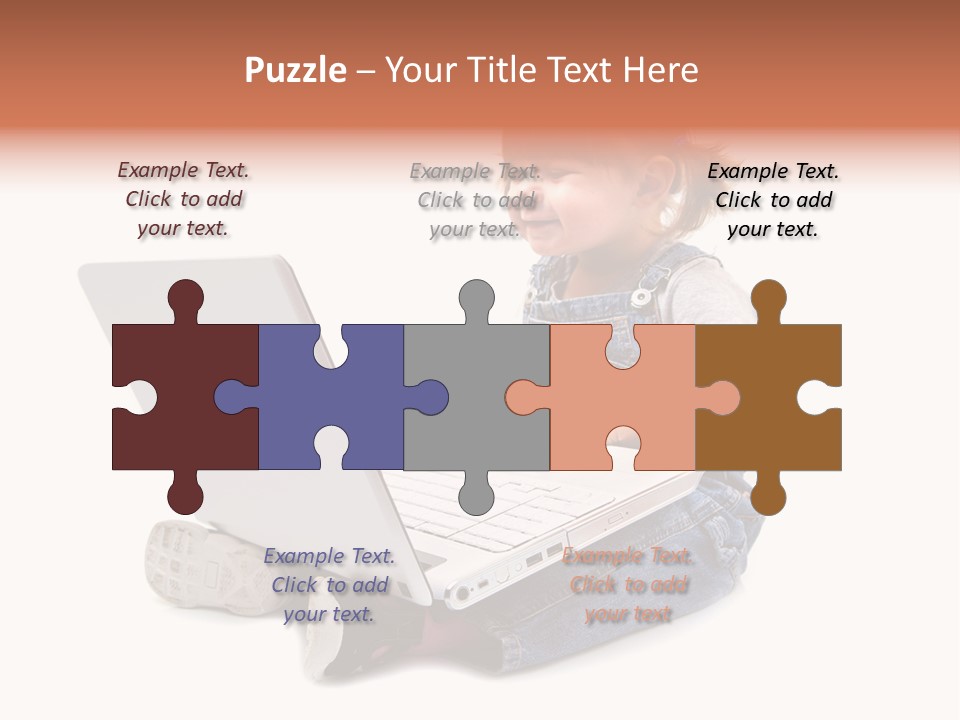 People Sorridente Sit PowerPoint Template