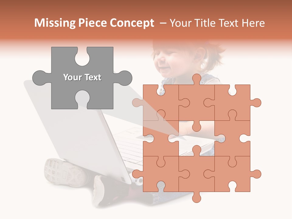 People Sorridente Sit PowerPoint Template