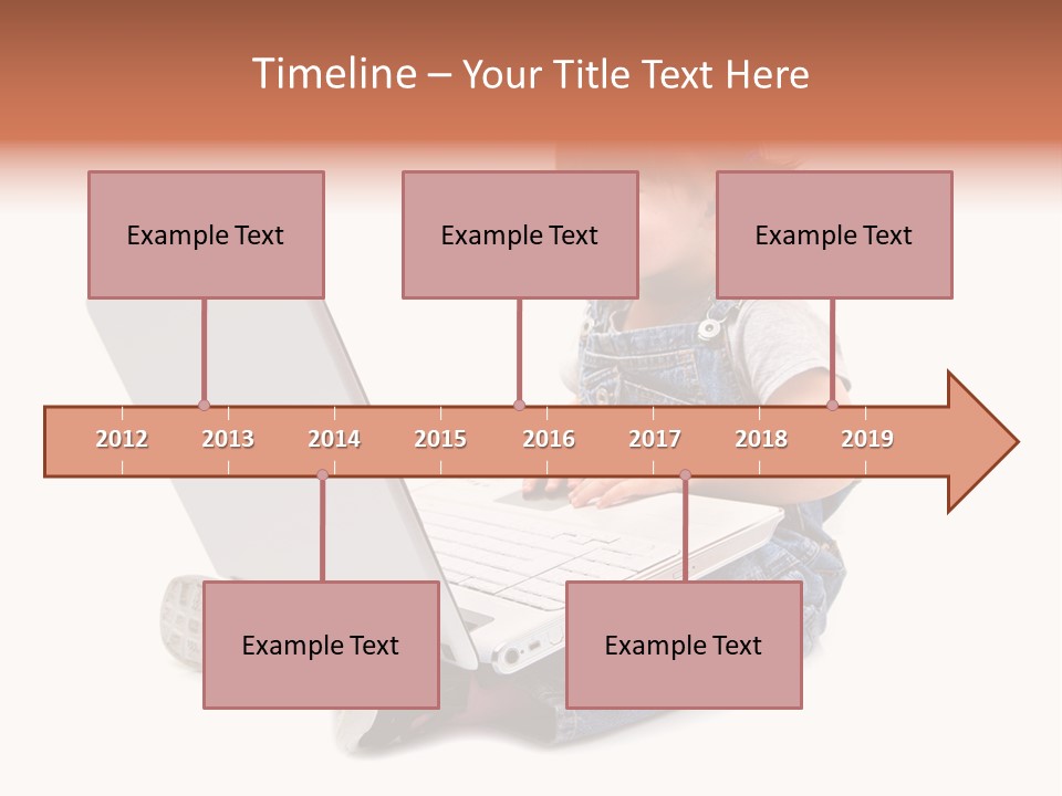 People Sorridente Sit PowerPoint Template