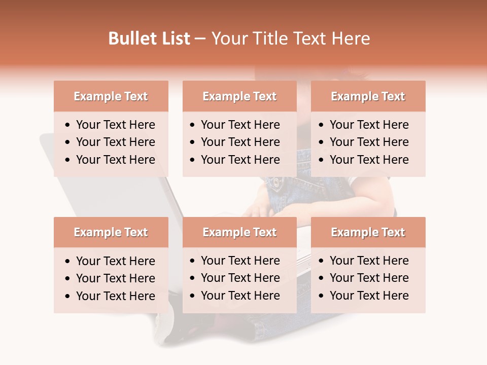 People Sorridente Sit PowerPoint Template