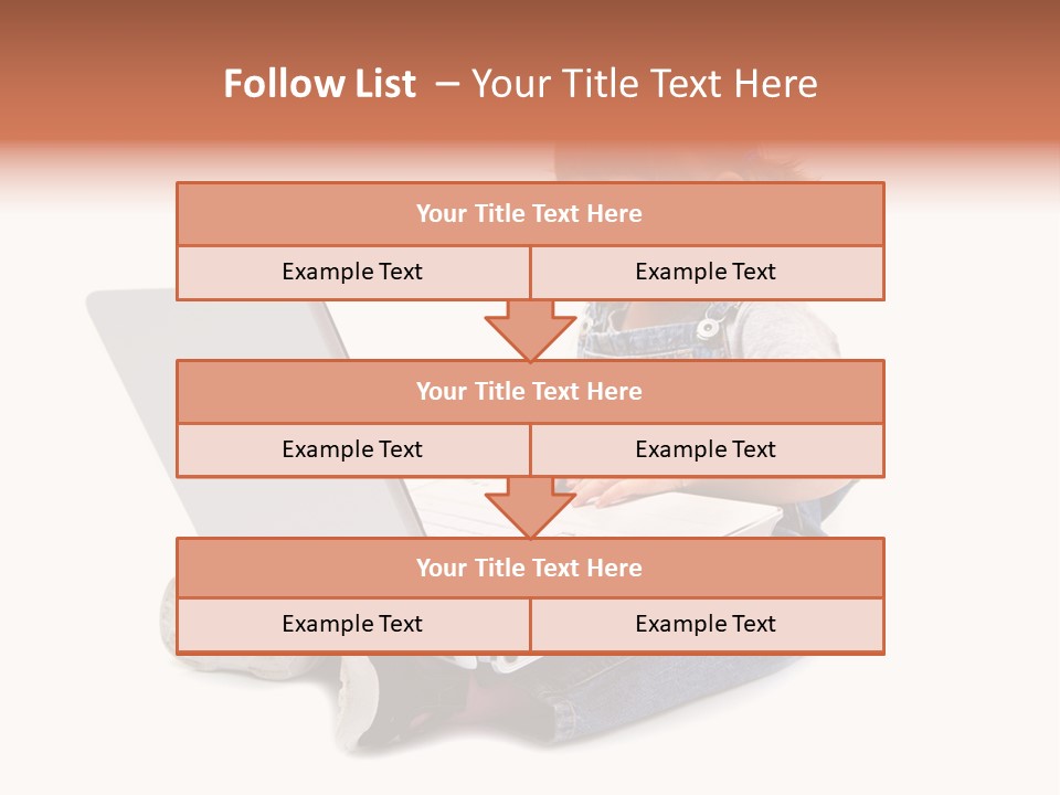 People Sorridente Sit PowerPoint Template