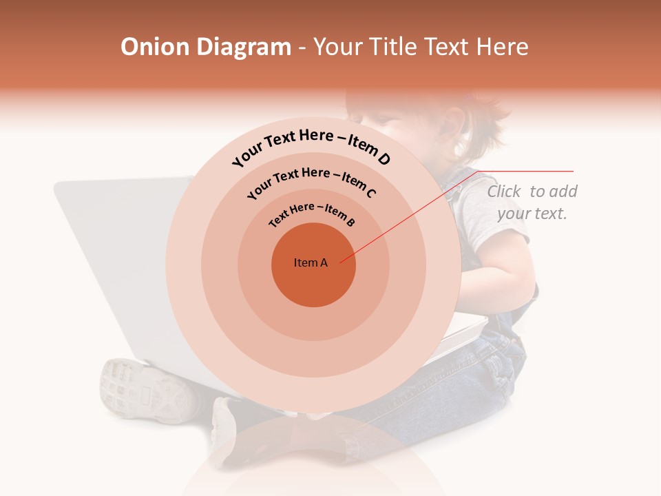 People Sorridente Sit PowerPoint Template