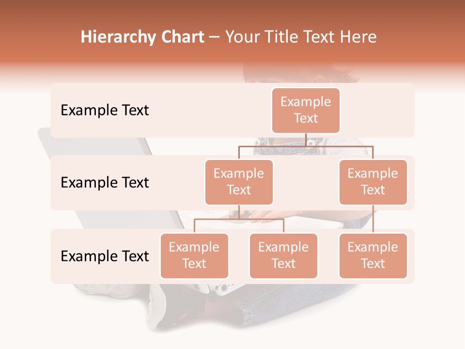 People Sorridente Sit PowerPoint Template