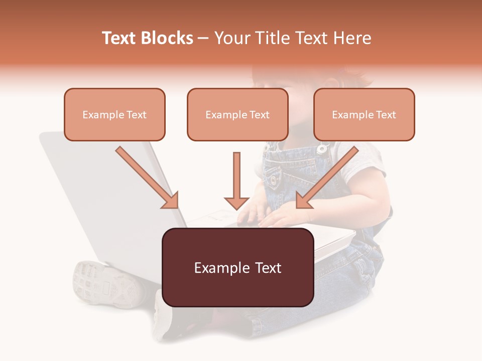People Sorridente Sit PowerPoint Template
