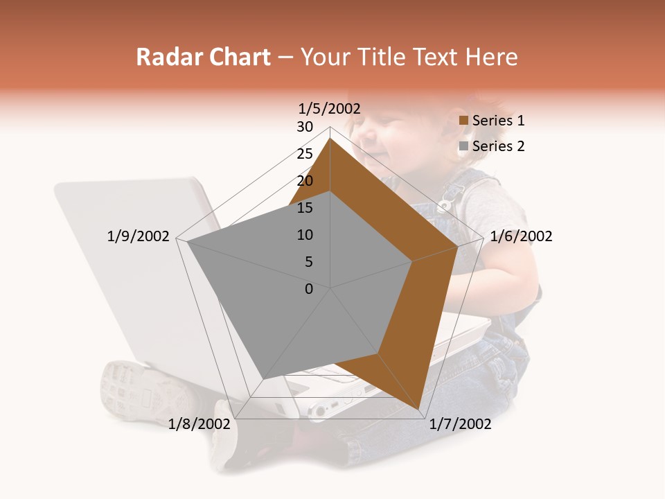 People Sorridente Sit PowerPoint Template