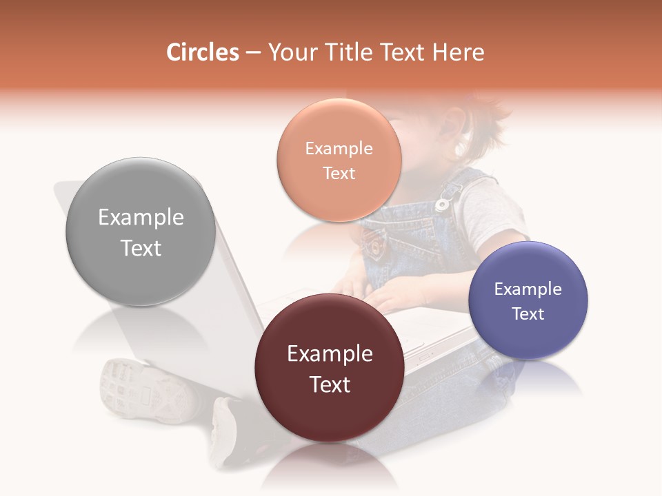 People Sorridente Sit PowerPoint Template