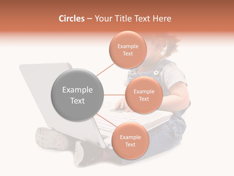 People Sorridente Sit PowerPoint Template