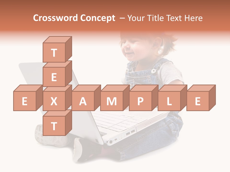 People Sorridente Sit PowerPoint Template