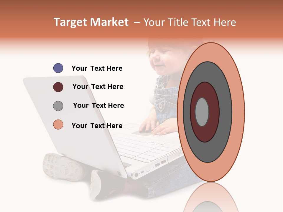 People Sorridente Sit PowerPoint Template