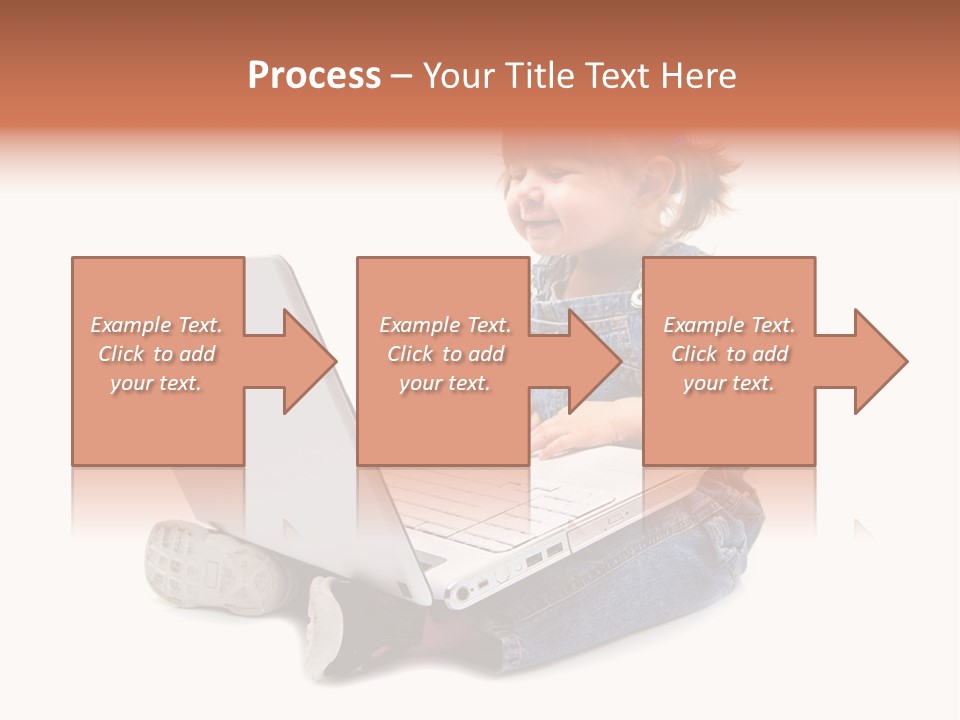 People Sorridente Sit PowerPoint Template