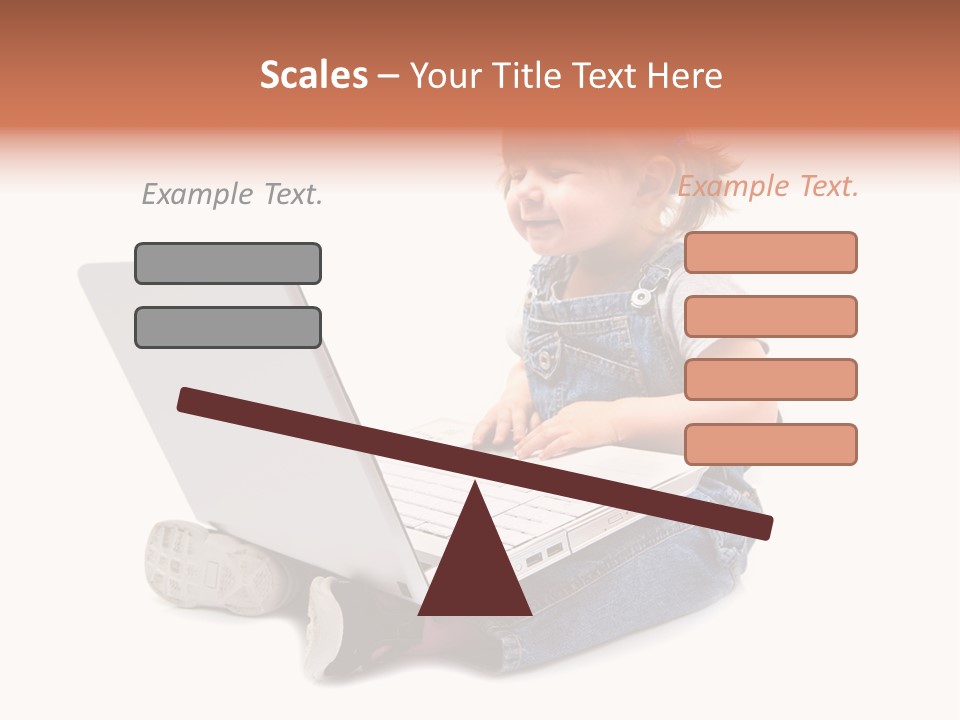 People Sorridente Sit PowerPoint Template