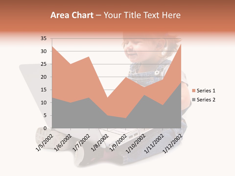 People Sorridente Sit PowerPoint Template