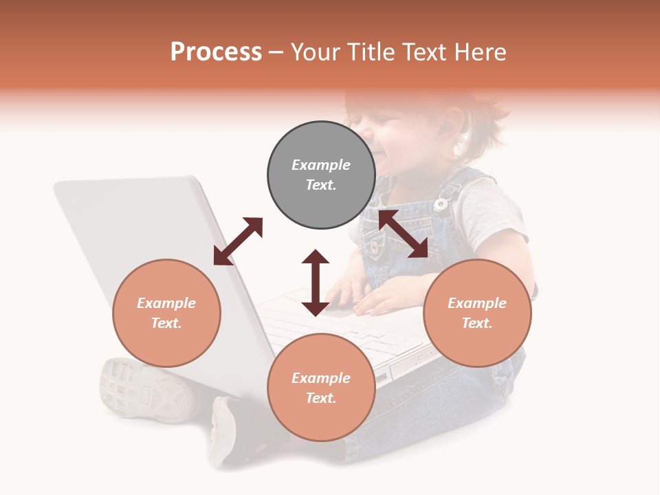 People Sorridente Sit PowerPoint Template