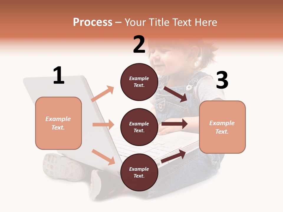 People Sorridente Sit PowerPoint Template