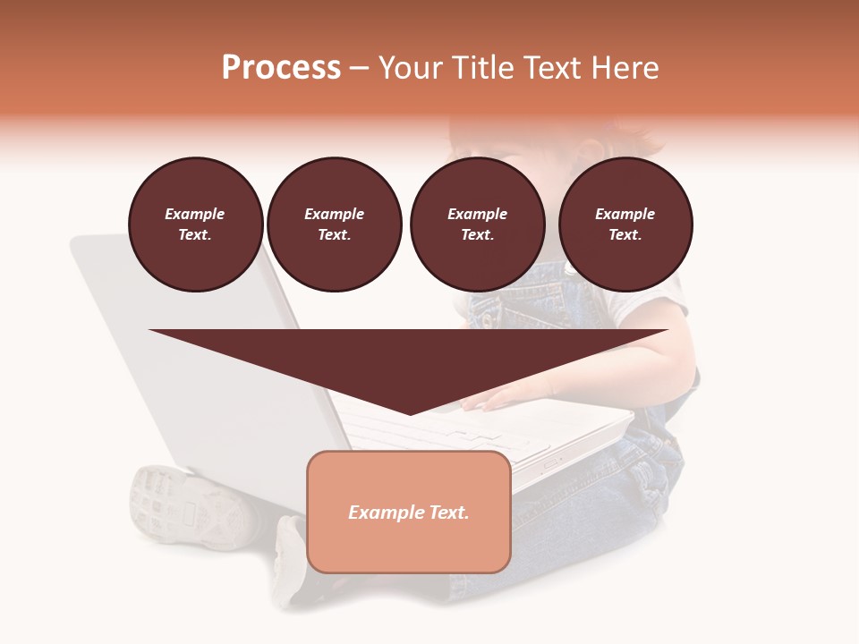 People Sorridente Sit PowerPoint Template