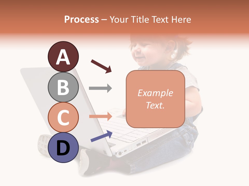 People Sorridente Sit PowerPoint Template
