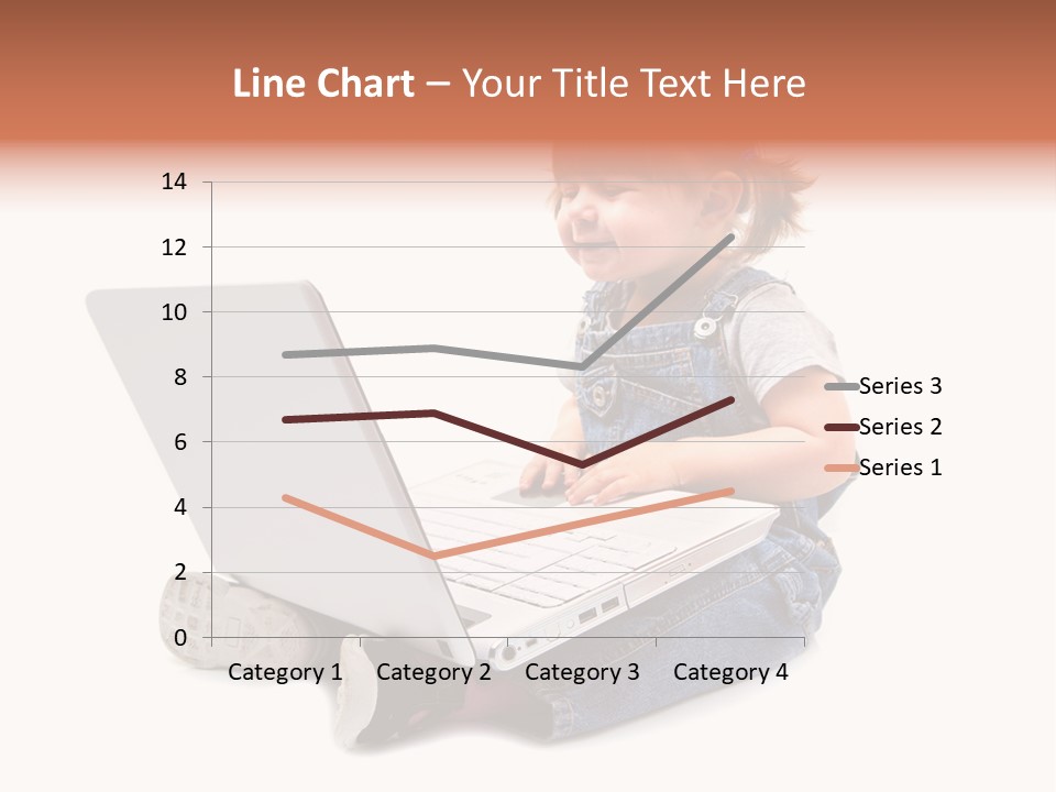 People Sorridente Sit PowerPoint Template