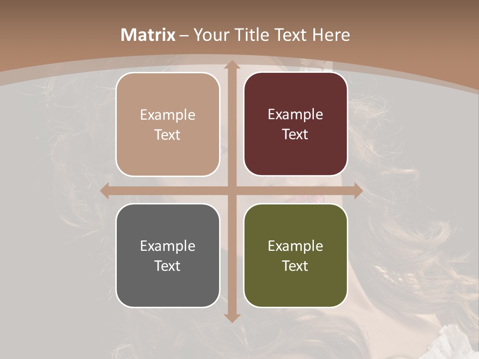 Fascinating Fashion Coiffure PowerPoint Template