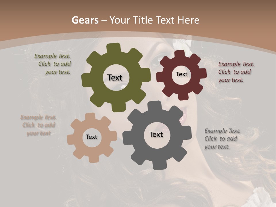 Fascinating Fashion Coiffure PowerPoint Template