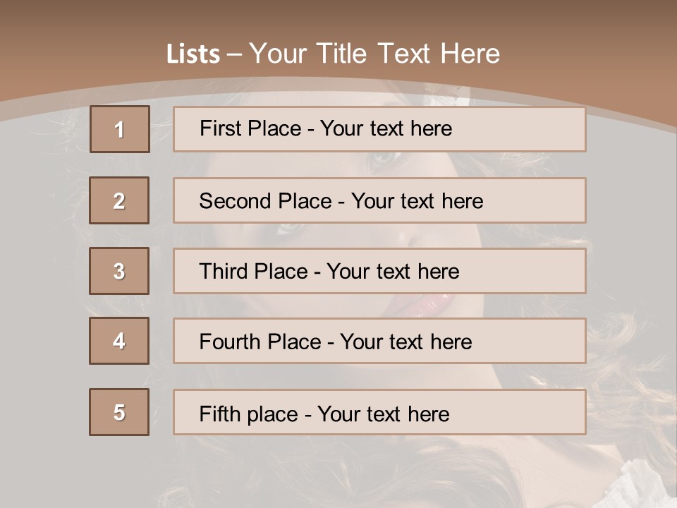 Fascinating Fashion Coiffure PowerPoint Template