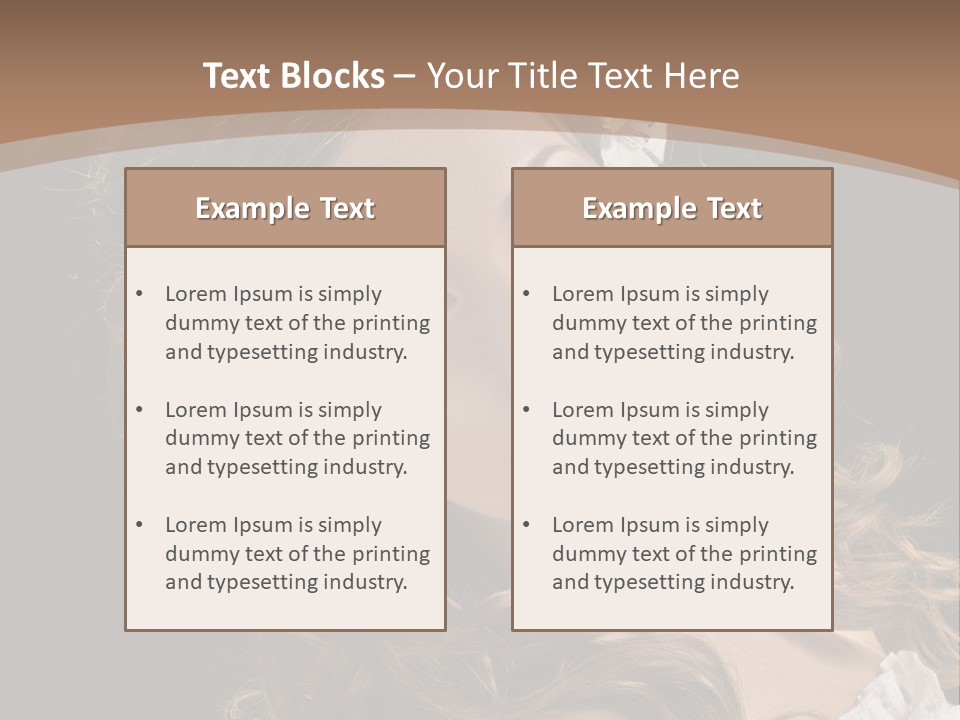 Fascinating Fashion Coiffure PowerPoint Template