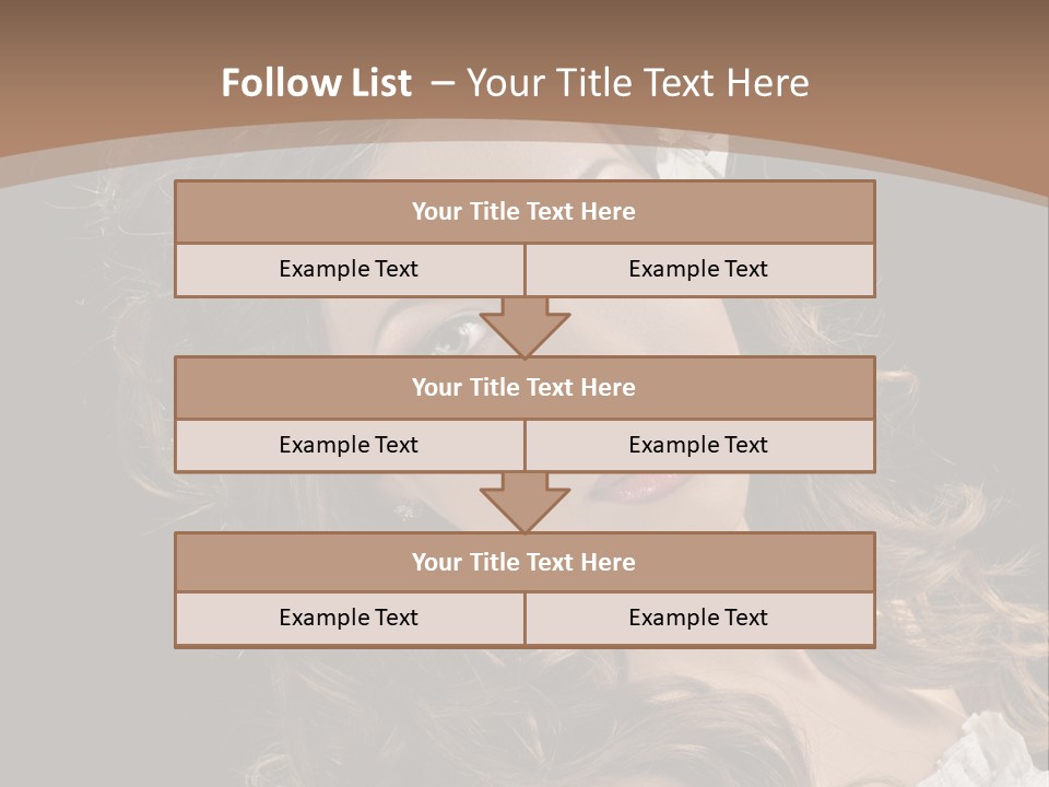 Fascinating Fashion Coiffure PowerPoint Template
