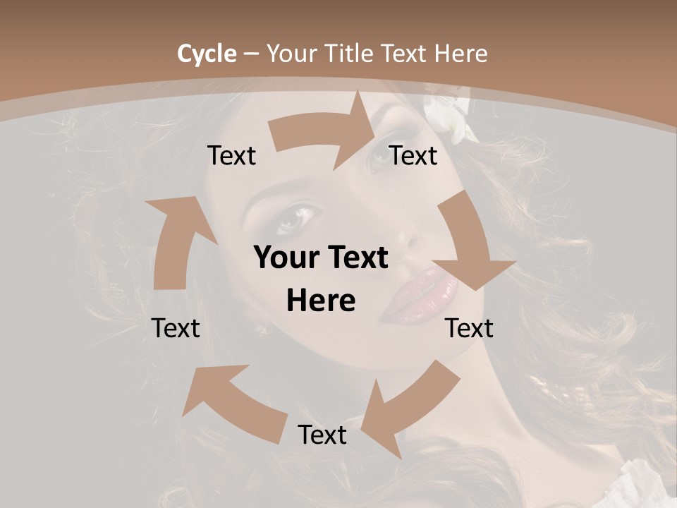 Fascinating Fashion Coiffure PowerPoint Template