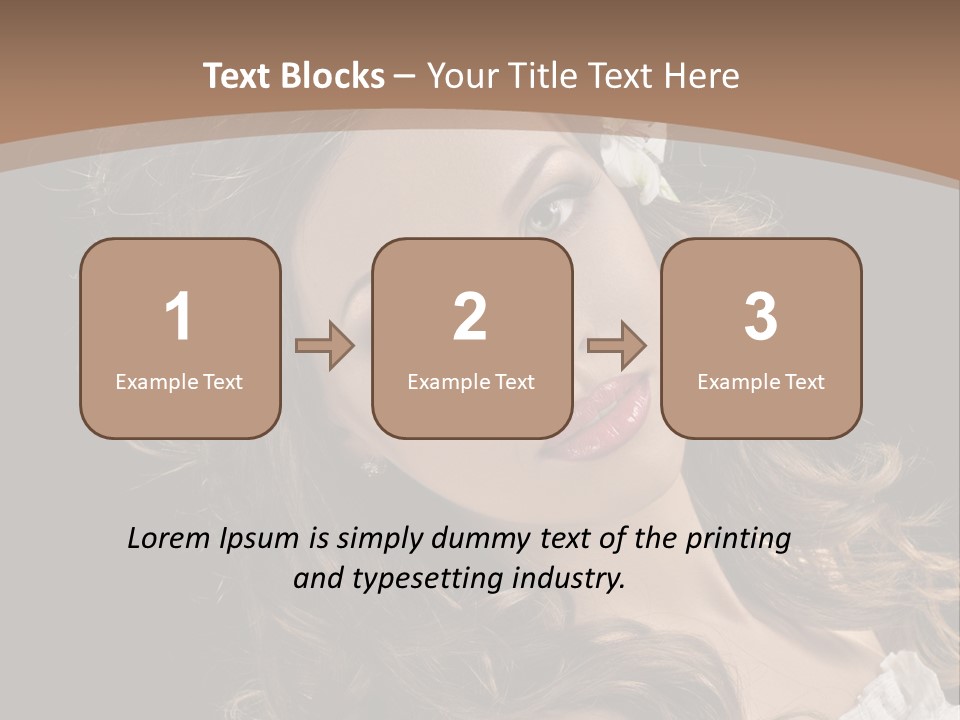 Fascinating Fashion Coiffure PowerPoint Template