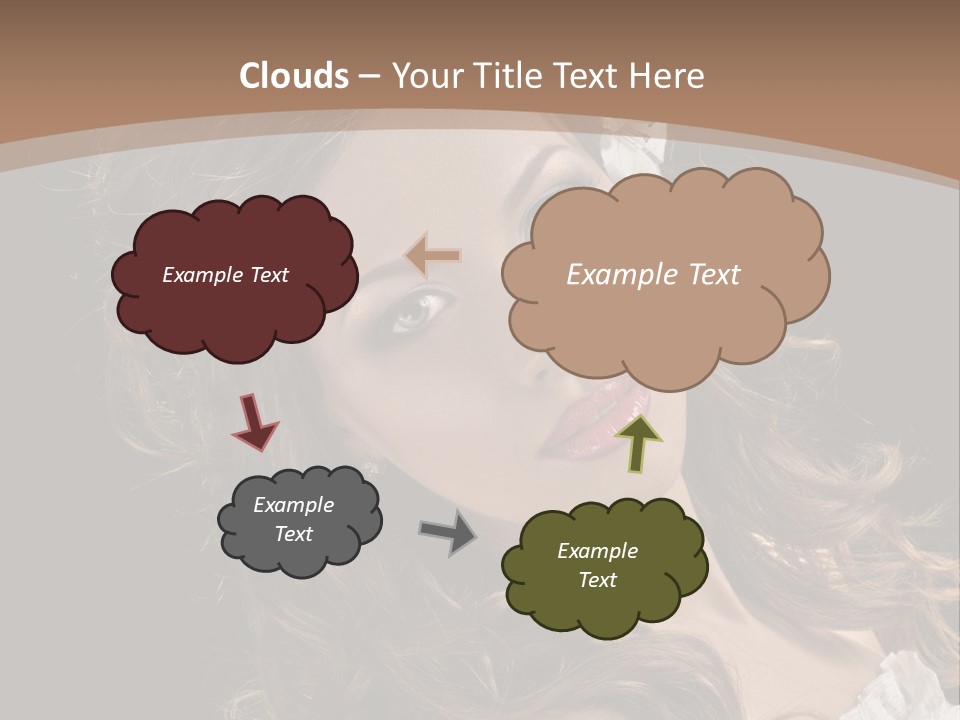 Fascinating Fashion Coiffure PowerPoint Template