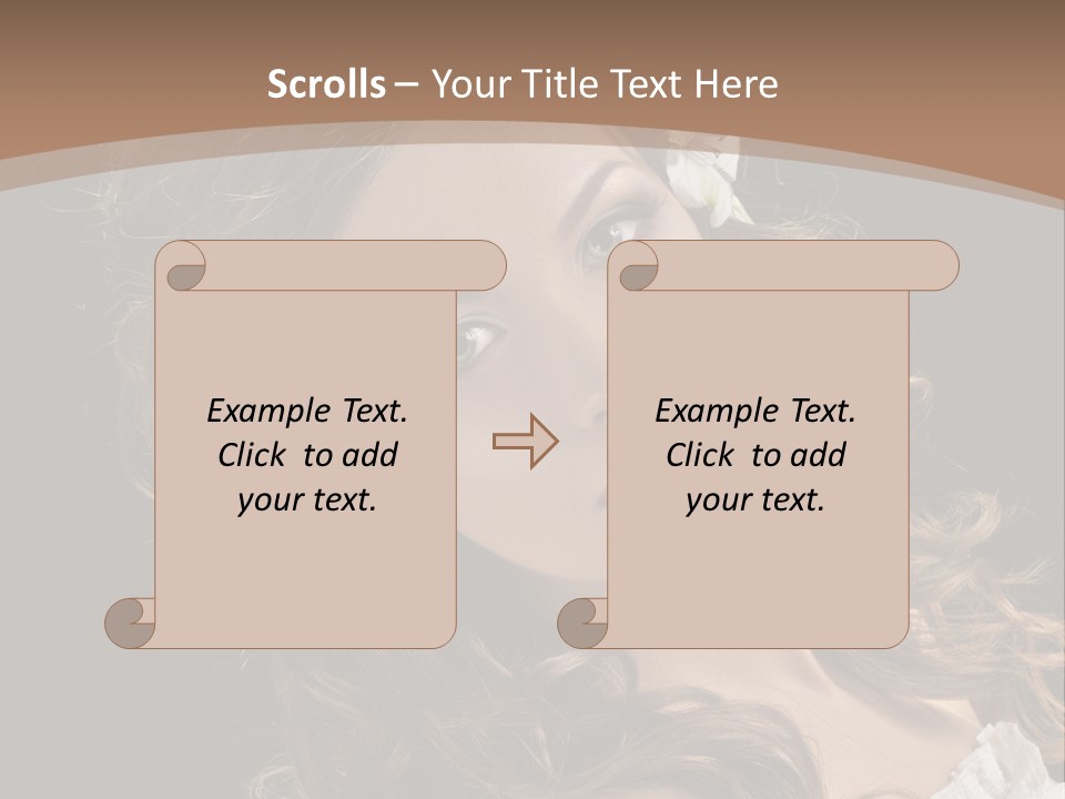 Fascinating Fashion Coiffure PowerPoint Template