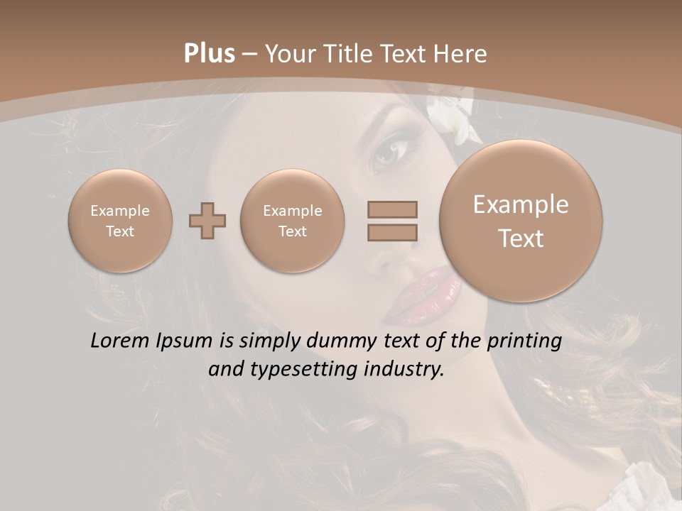 Fascinating Fashion Coiffure PowerPoint Template