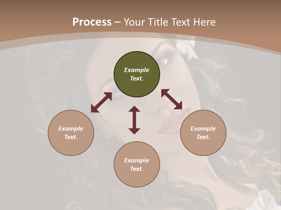 Fascinating Fashion Coiffure PowerPoint Template