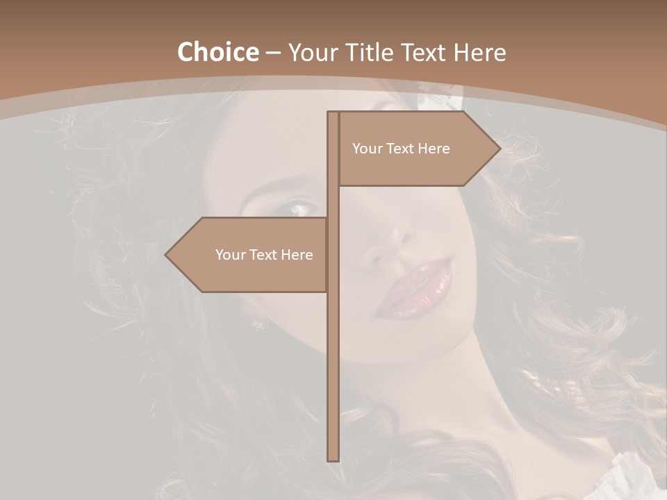 Fascinating Fashion Coiffure PowerPoint Template