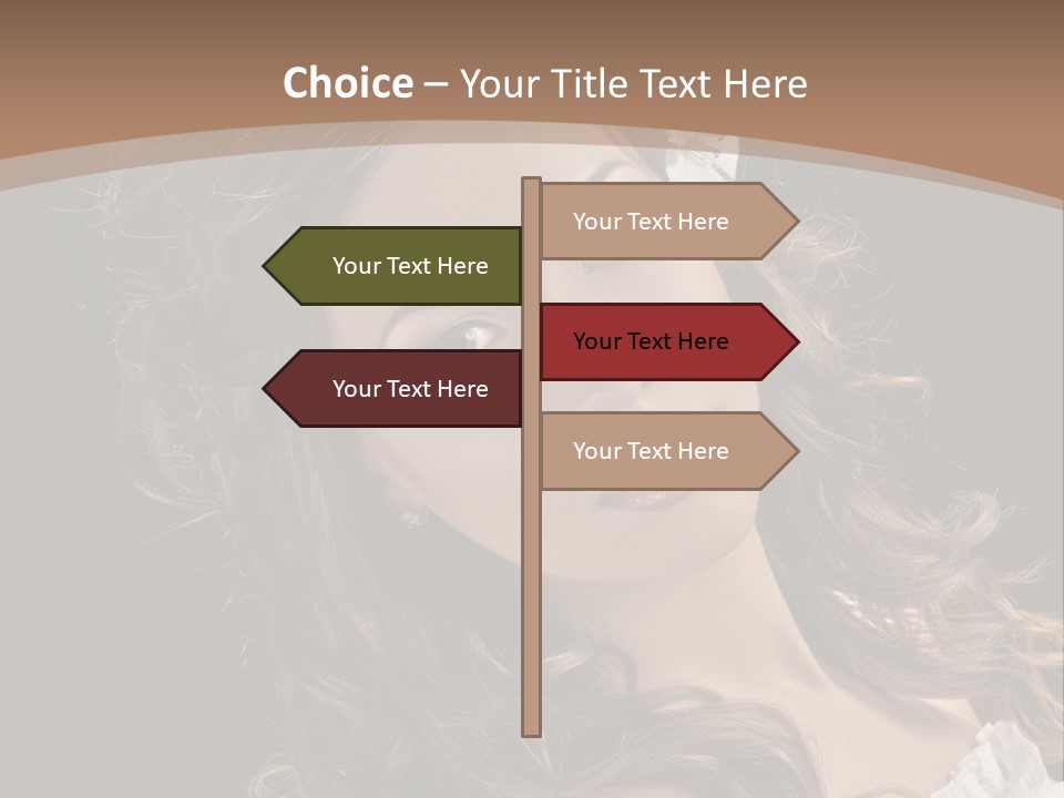 Fascinating Fashion Coiffure PowerPoint Template