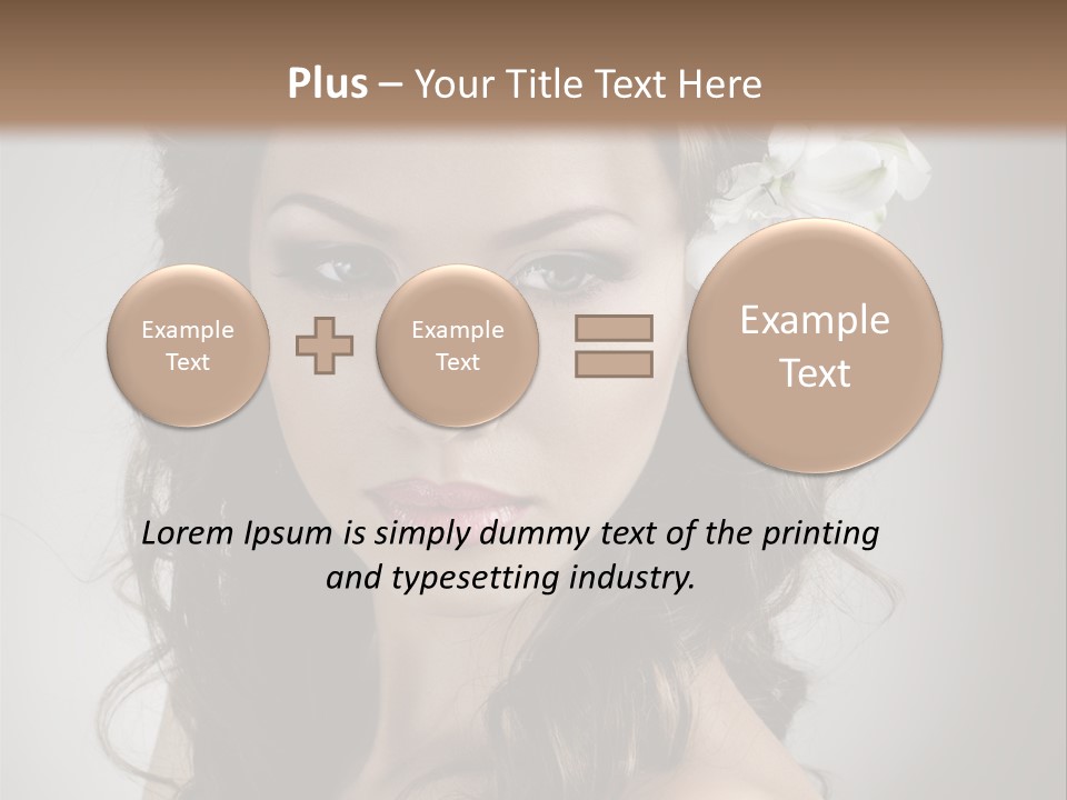 Posing Y Pretty PowerPoint Template