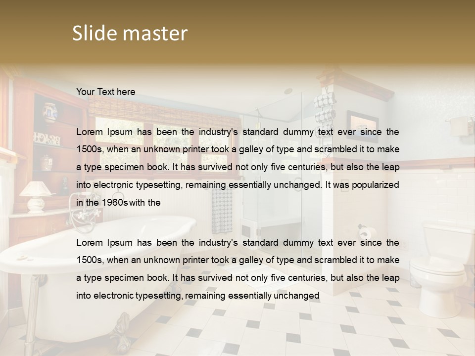 Beautiful Bunch Arrangement PowerPoint Template