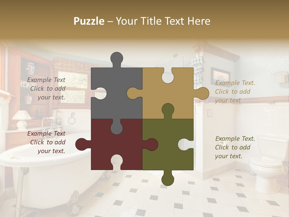 Beautiful Bunch Arrangement PowerPoint Template