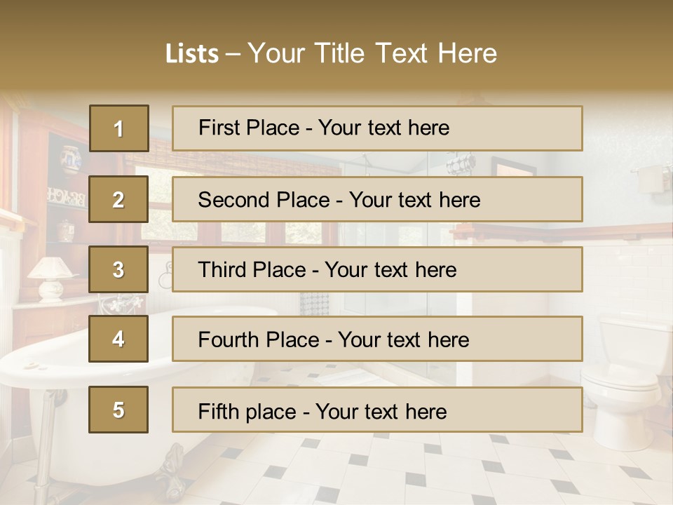 Beautiful Bunch Arrangement PowerPoint Template