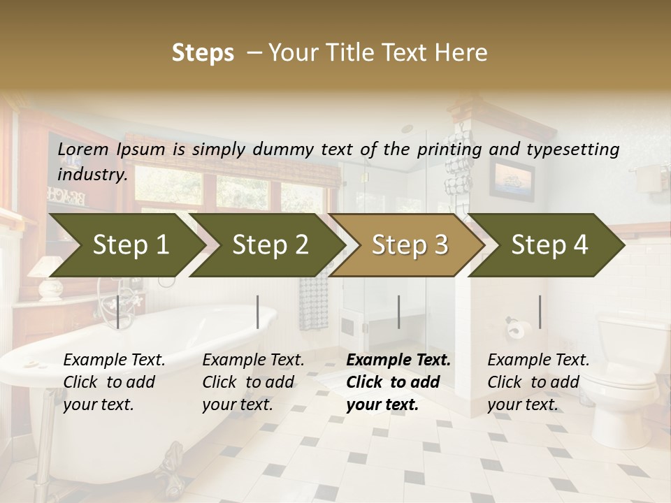 Beautiful Bunch Arrangement PowerPoint Template