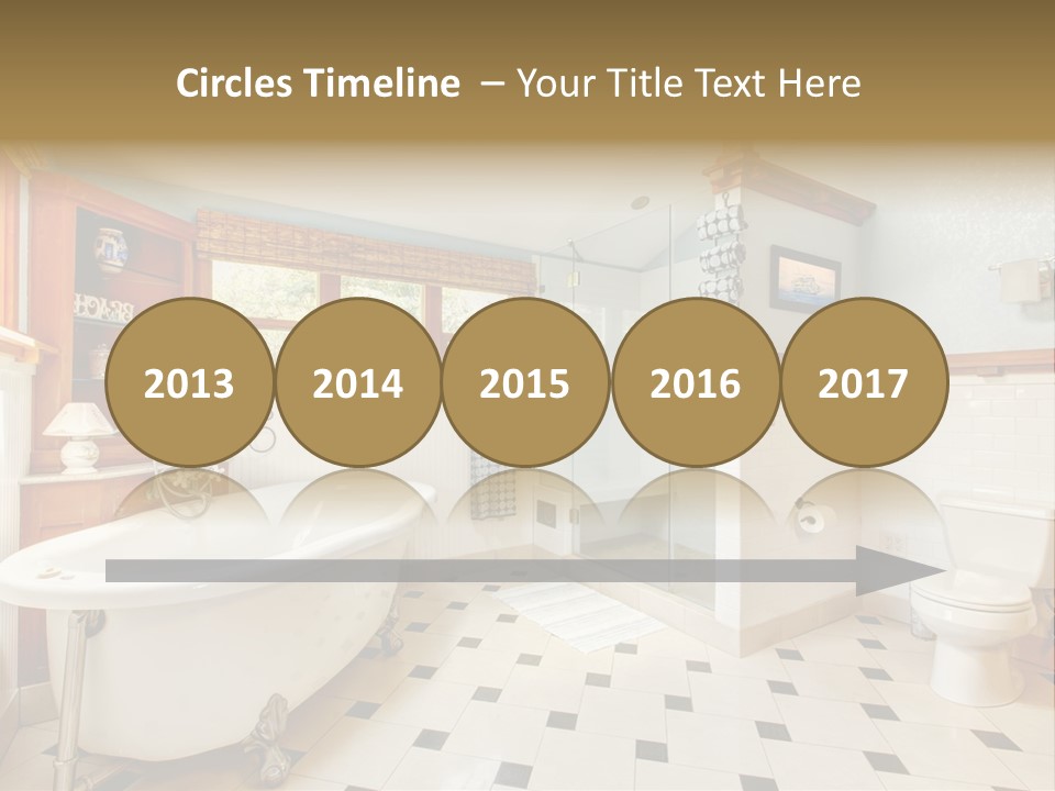 Beautiful Bunch Arrangement PowerPoint Template