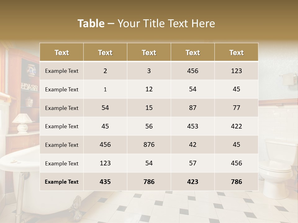Beautiful Bunch Arrangement PowerPoint Template