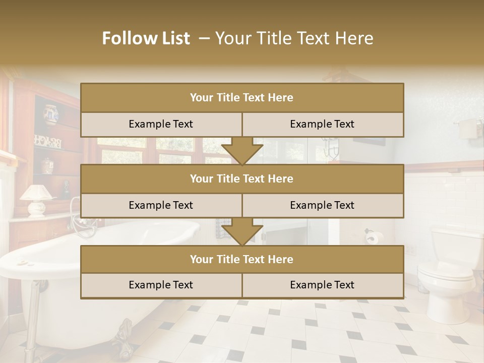 Beautiful Bunch Arrangement PowerPoint Template