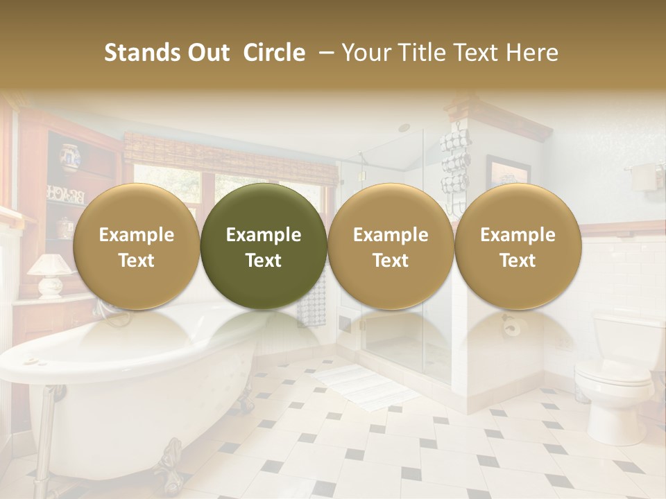 Beautiful Bunch Arrangement PowerPoint Template