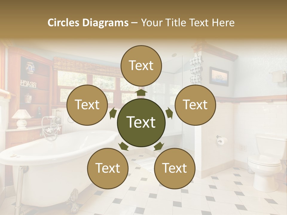 Beautiful Bunch Arrangement PowerPoint Template
